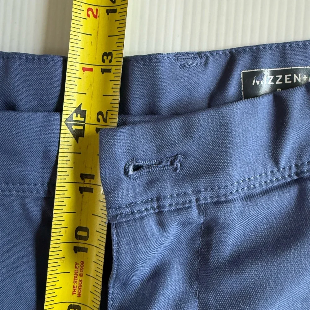 Mizzen + Main Baron Chino Golf Shorts Blue Performance Polyester‎ Size 38 , 9”